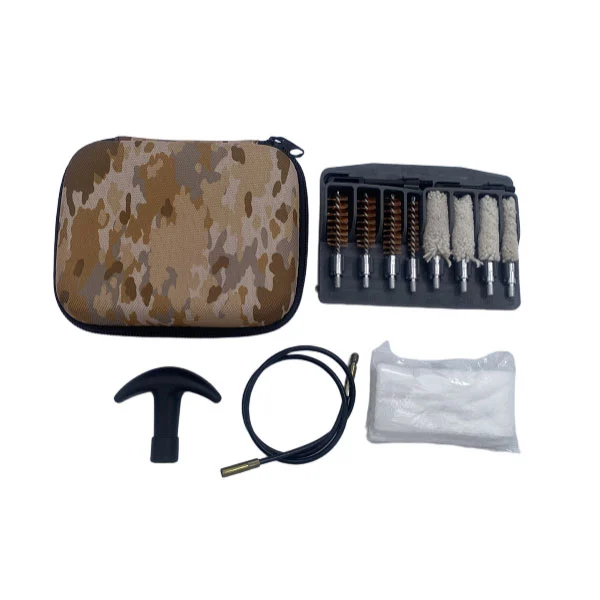 Pistoolpistoolreinigingskit met camo soft case